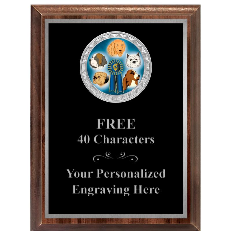 6X8 WOOD EXECUTIVE INS PLQ SV