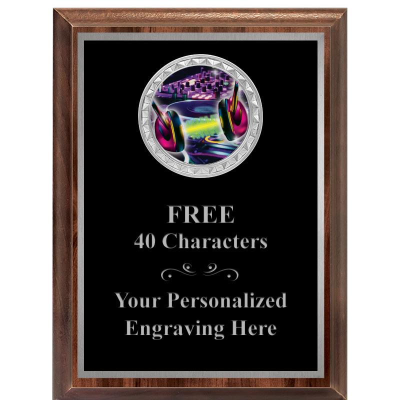 6X8 WOOD EXECUTIVE INS PLQ SV