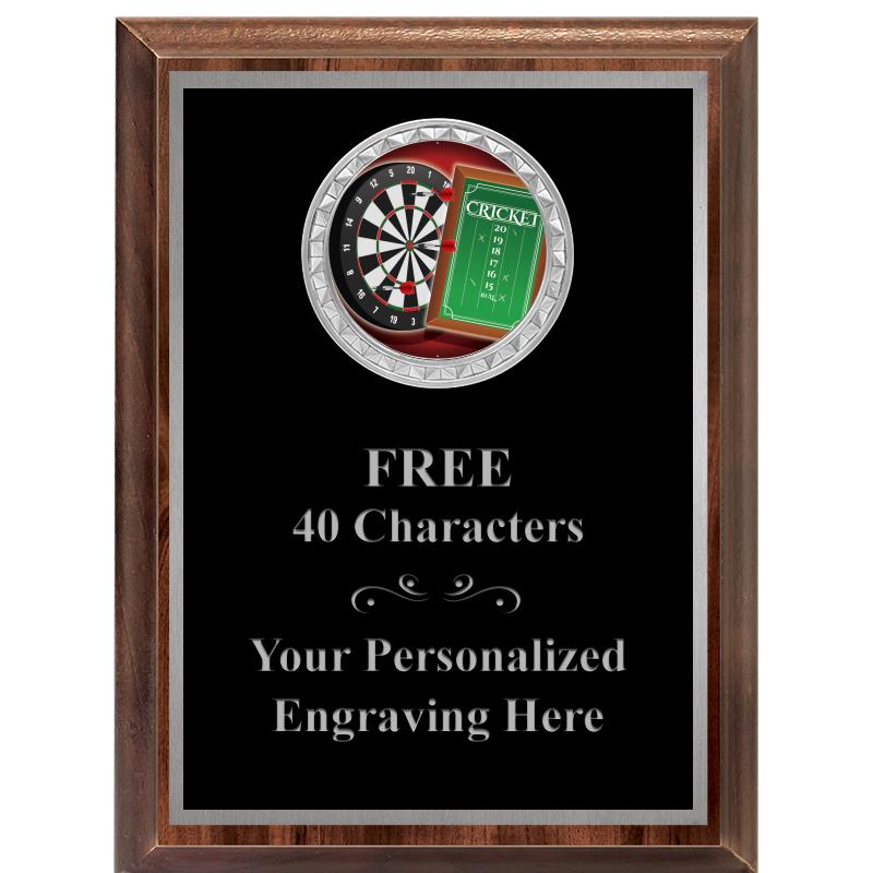 6X8 WOOD EXECUTIVE INS PLQ SV