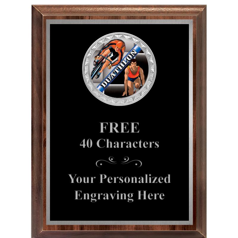 6X8 WOOD EXECUTIVE INS PLQ SV