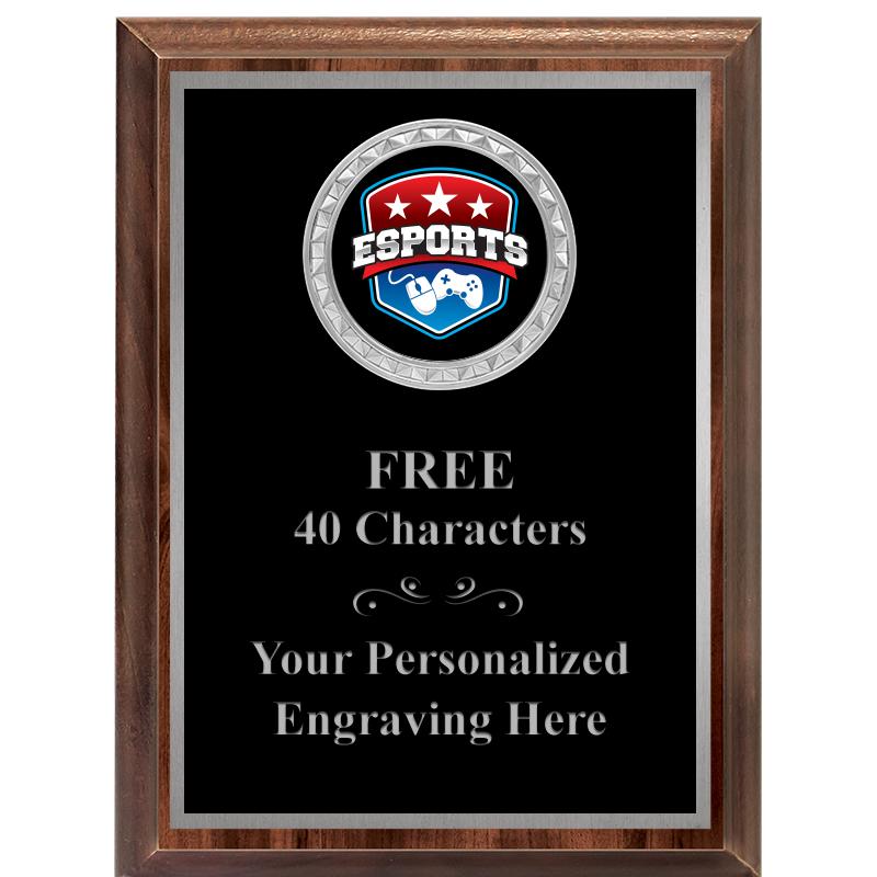 6X8 WOOD EXECUTIVE INS PLQ SV