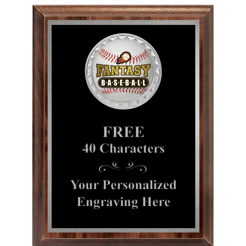 6X8 WOOD EXECUTIVE INS PLQ SV