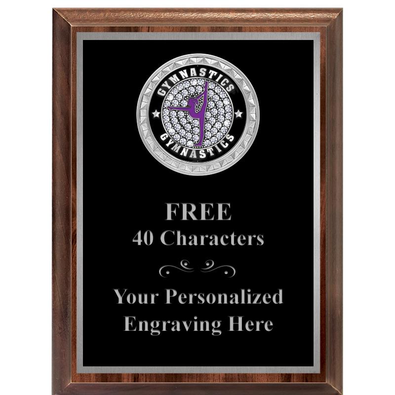 6X8 WOOD EXECUTIVE INS PLQ SV