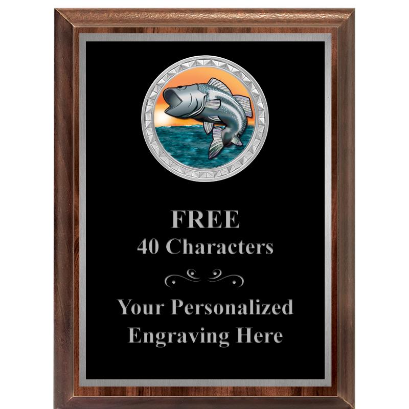 6X8 WOOD EXECUTIVE INS PLQ SV