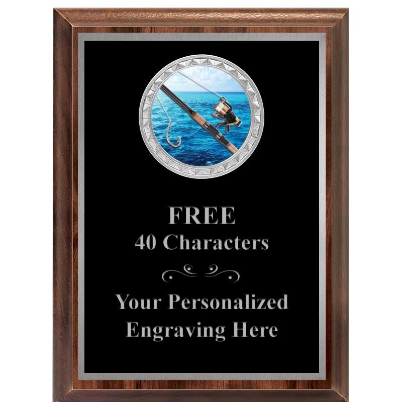 6X8 WOOD EXECUTIVE INS PLQ SV