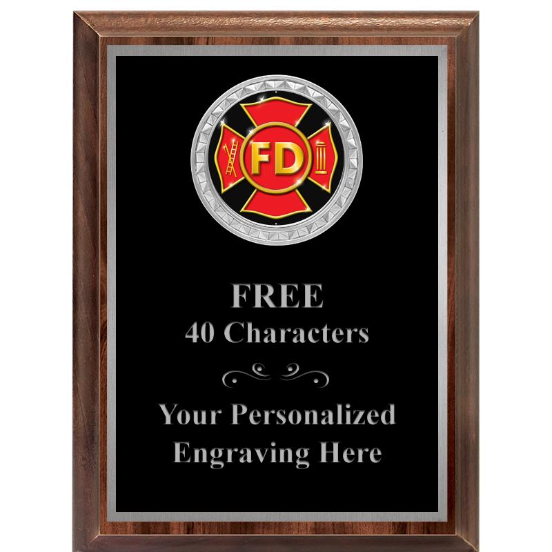 6X8 WOOD EXECUTIVE INS PLQ SV