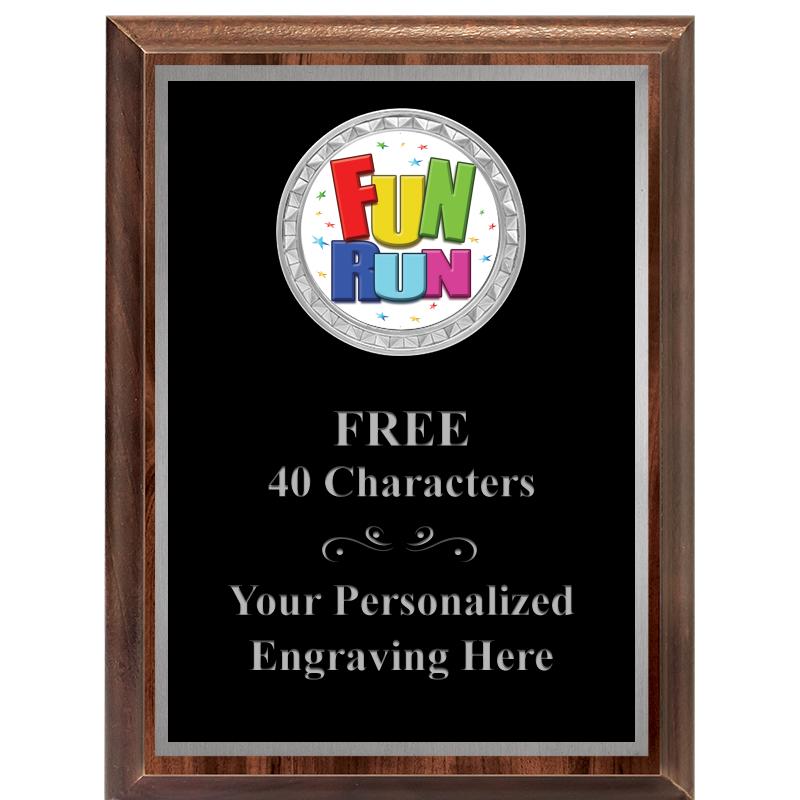 6X8 WOOD EXECUTIVE INS PLQ SV