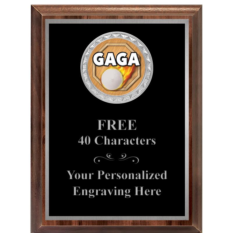 6X8 WOOD EXECUTIVE INS PLQ SV