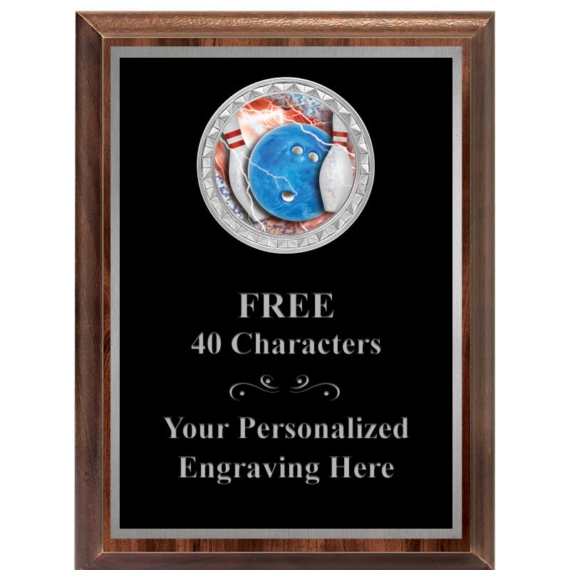 6X8 WOOD EXECUTIVE INS PLQ SV