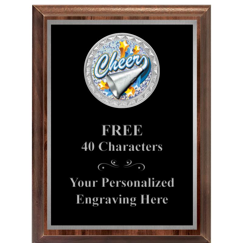 6X8 WOOD EXECUTIVE INS PLQ SV