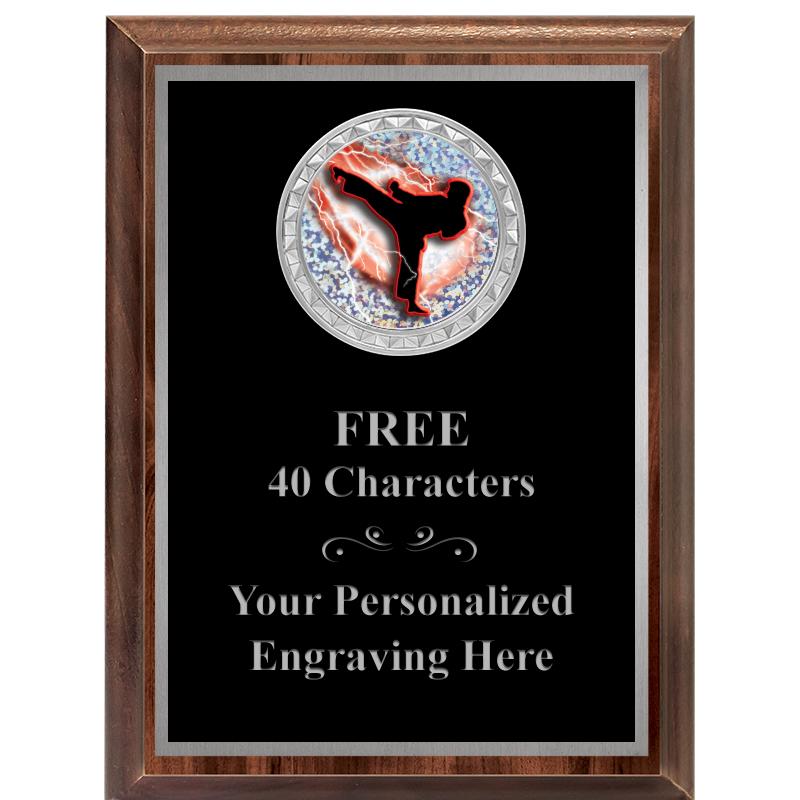 6X8 WOOD EXECUTIVE INS PLQ SV