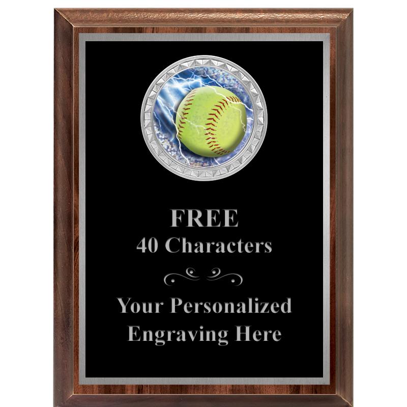 6X8 WOOD EXECUTIVE INS PLQ SV