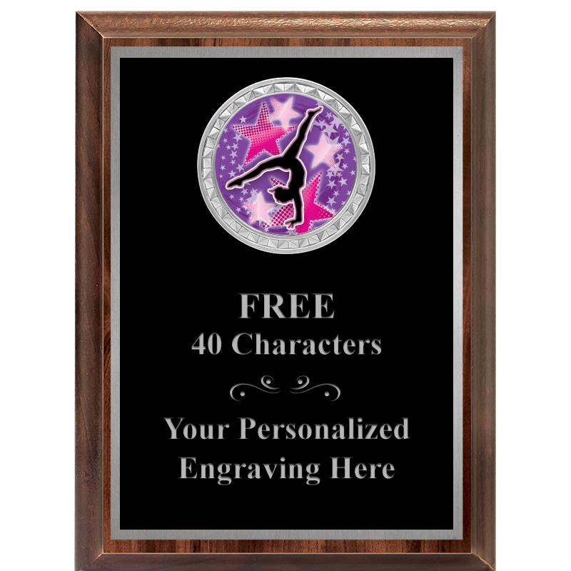 6X8 WOOD EXECUTIVE INS PLQ SV