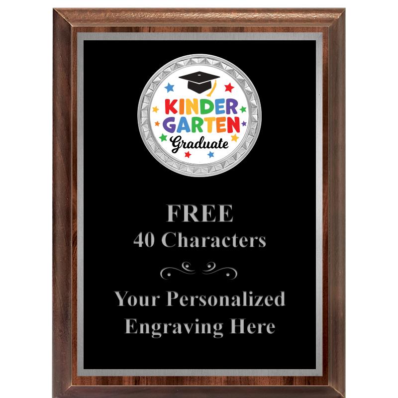 6X8 WOOD EXECUTIVE INS PLQ SV