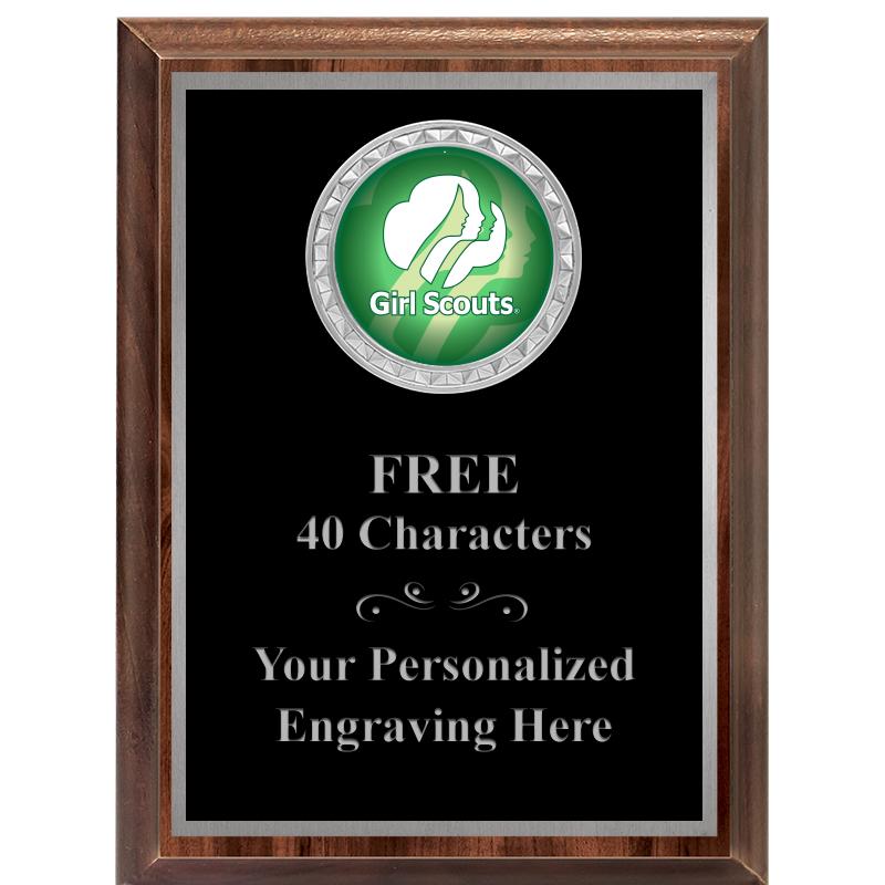 6X8 WOOD EXECUTIVE INS PLQ SV