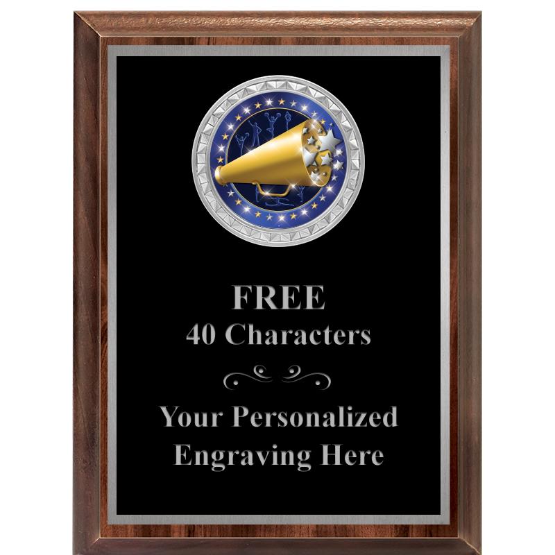 6X8 WOOD EXECUTIVE INS PLQ SV