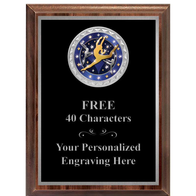 6X8 WOOD EXECUTIVE INS PLQ SV