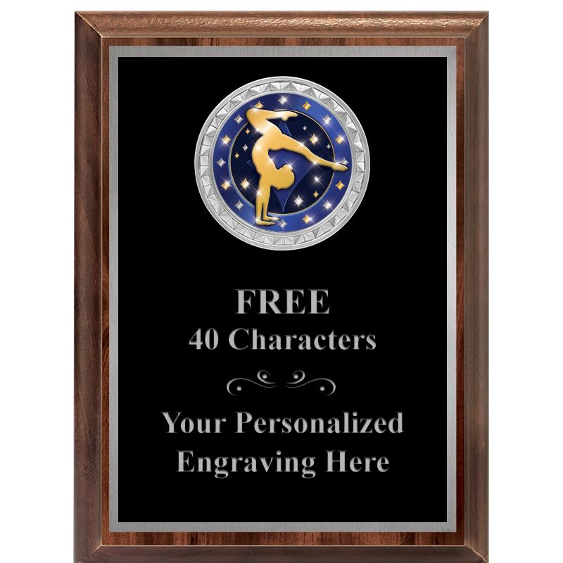 6X8 WOOD EXECUTIVE INS PLQ SV