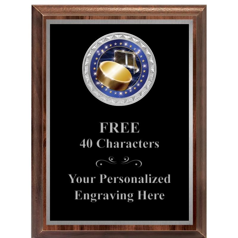 6X8 WOOD EXECUTIVE INS PLQ SV