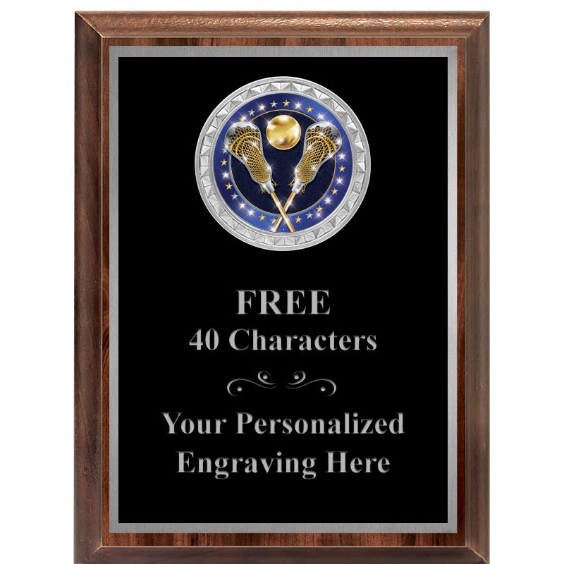 6X8 WOOD EXECUTIVE INS PLQ SV