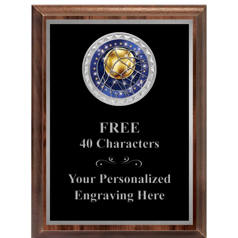 6X8 WOOD EXECUTIVE INS PLQ SV