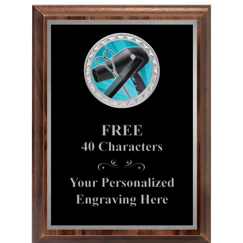 6X8 WOOD EXECUTIVE INS PLQ SV