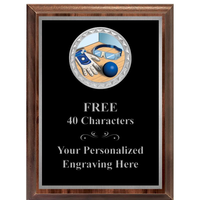 6X8 WOOD EXECUTIVE INS PLQ SV