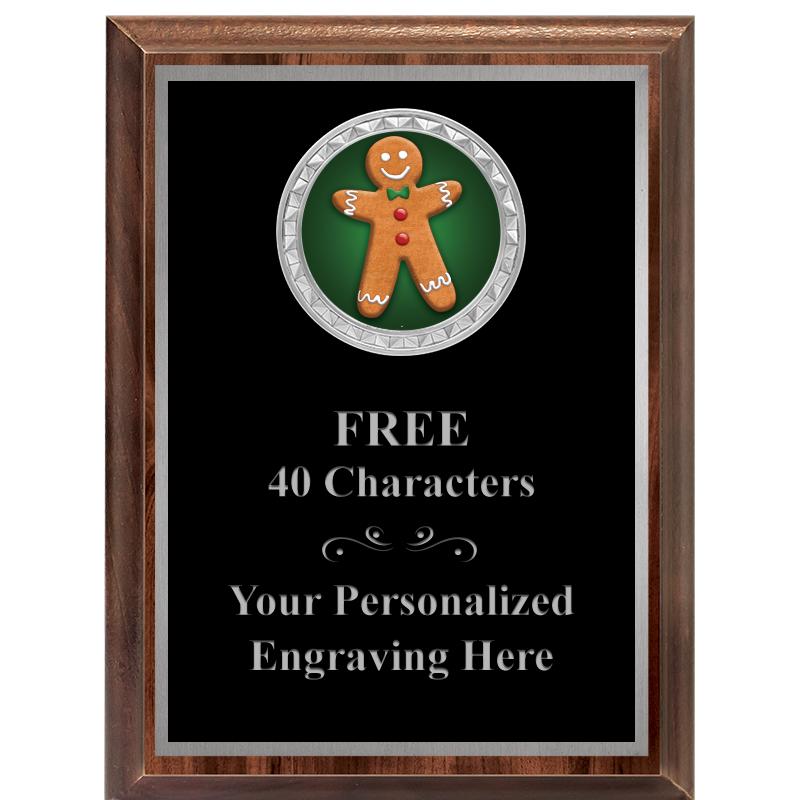 6X8 WOOD EXECUTIVE INS PLQ SV