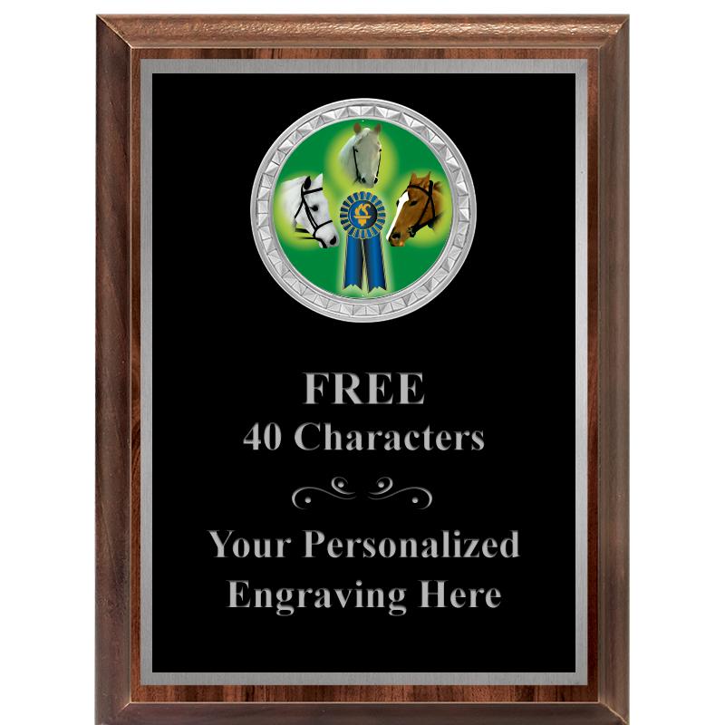 6X8 WOOD EXECUTIVE INS PLQ SV