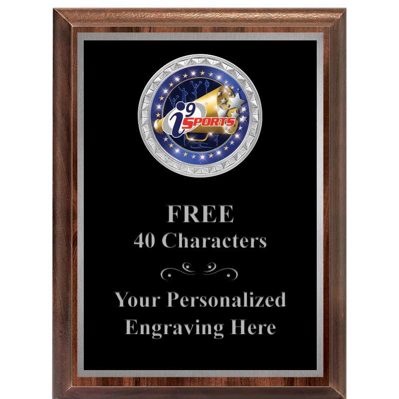 6X8 WOOD EXECUTIVE INS PLQ SV