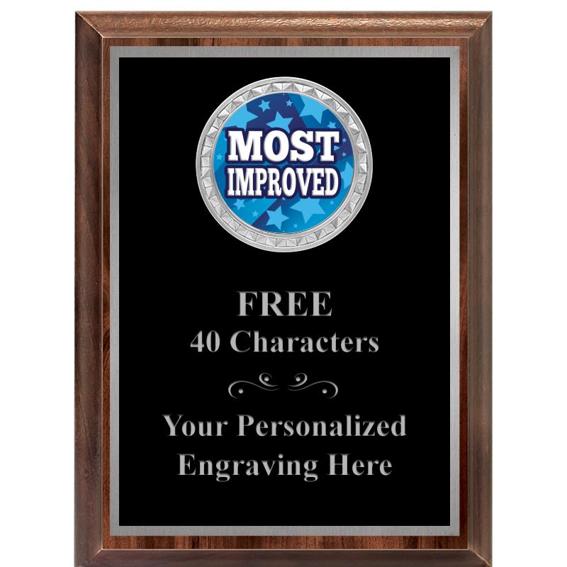 6X8 WOOD EXECUTIVE INS PLQ SV