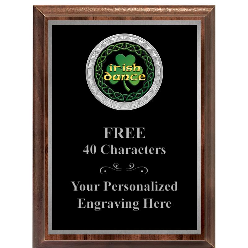 6X8 WOOD EXECUTIVE INS PLQ SV