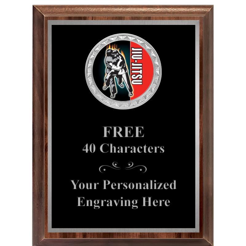 6X8 WOOD EXECUTIVE INS PLQ SV