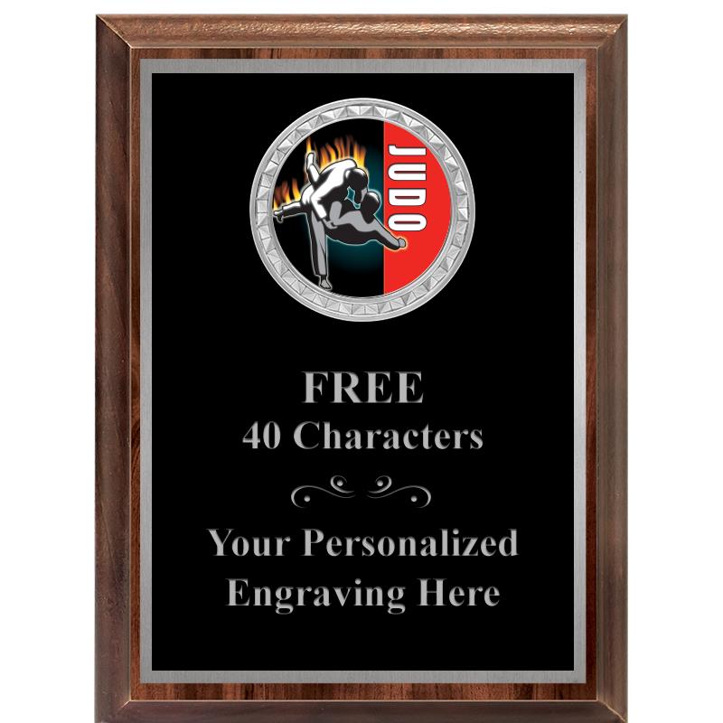 6X8 WOOD EXECUTIVE INS PLQ SV