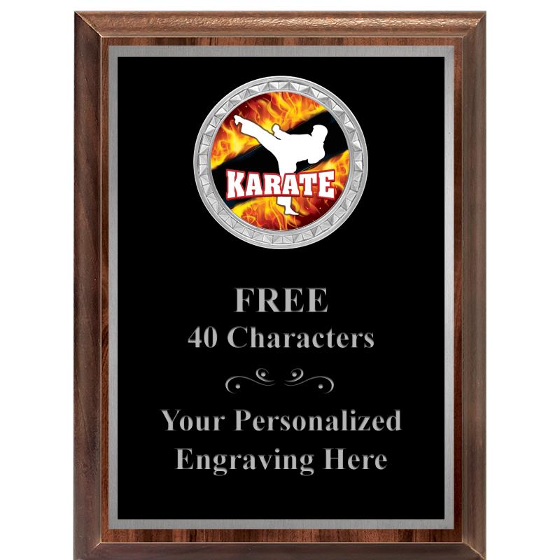 6X8 WOOD EXECUTIVE INS PLQ SV