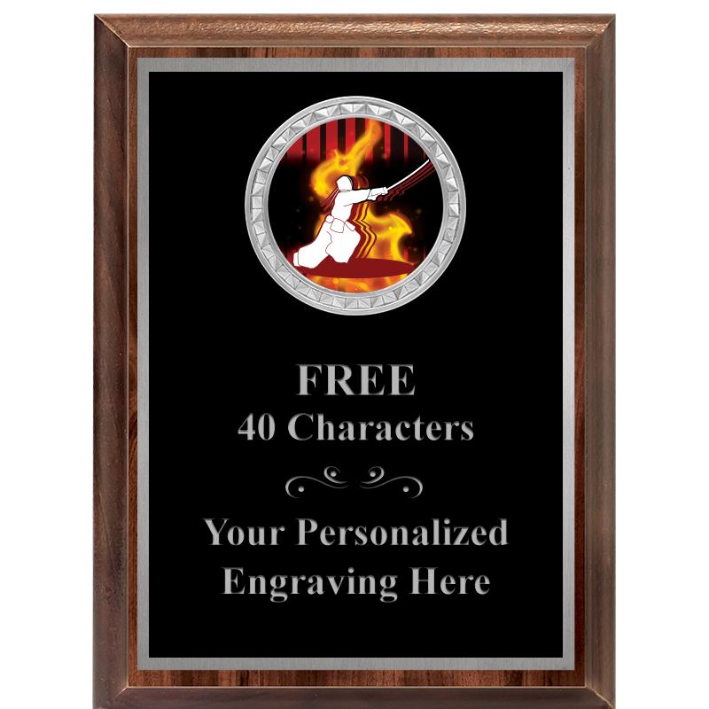 6X8 WOOD EXECUTIVE INS PLQ SV