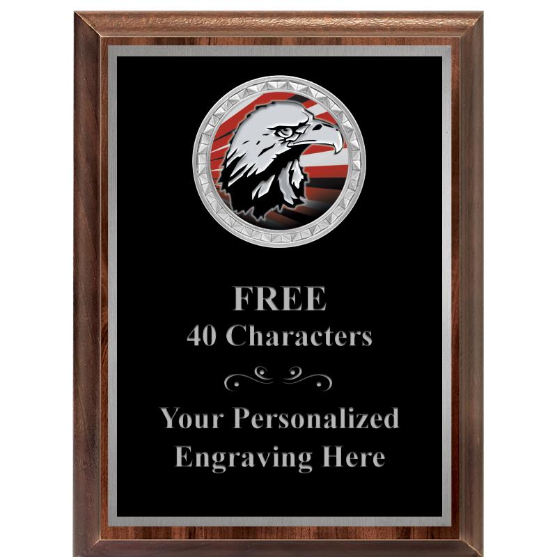 6X8 WOOD EXECUTIVE INS PLQ SV