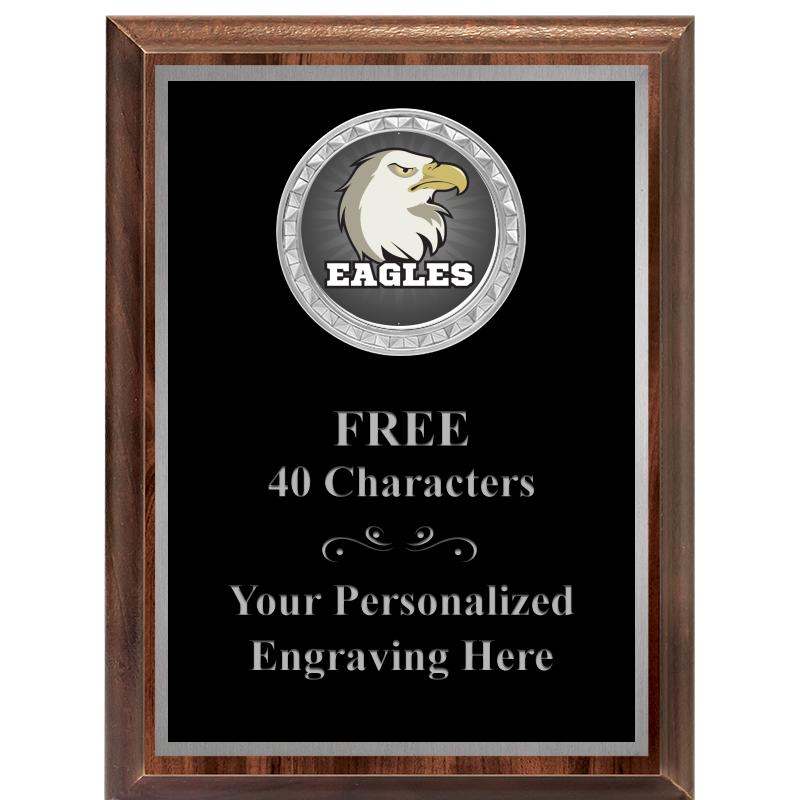 6X8 WOOD EXECUTIVE INS PLQ SV