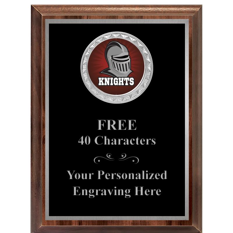 6X8 WOOD EXECUTIVE INS PLQ SV