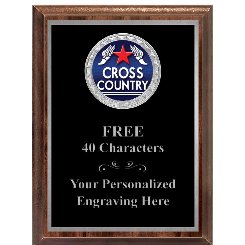 6X8 WOOD EXECUTIVE INS PLQ SV