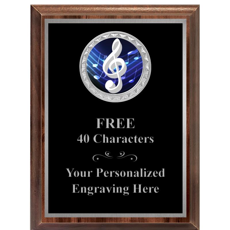 6X8 WOOD EXECUTIVE INS PLQ SV