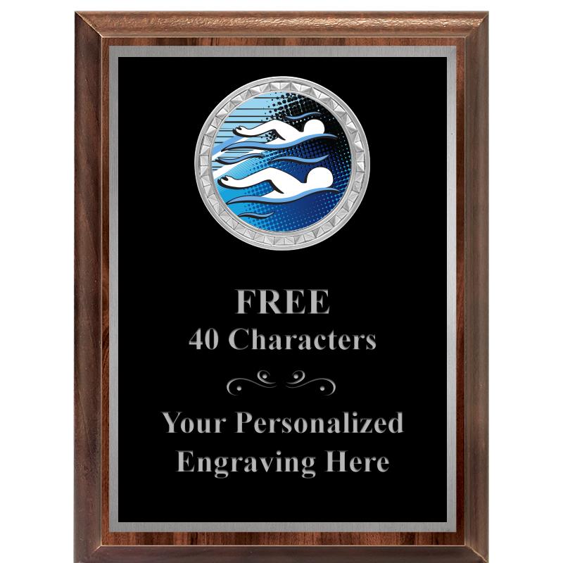 6X8 WOOD EXECUTIVE INS PLQ SV