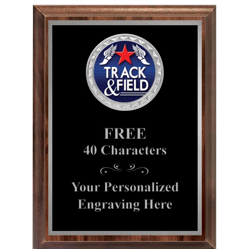 6X8 WOOD EXECUTIVE INS PLQ SV