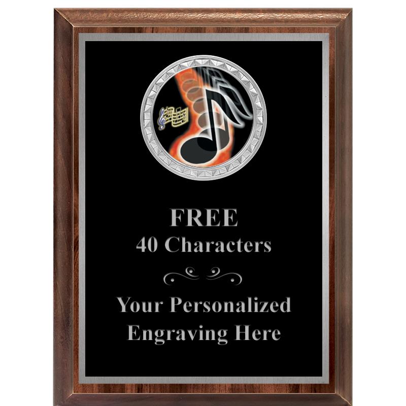 6X8 WOOD EXECUTIVE INS PLQ SV