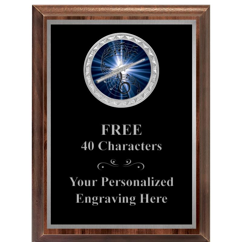 6X8 WOOD EXECUTIVE INS PLQ SV