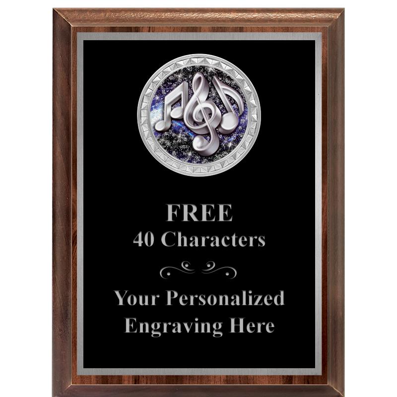 6X8 WOOD EXECUTIVE INS PLQ SV