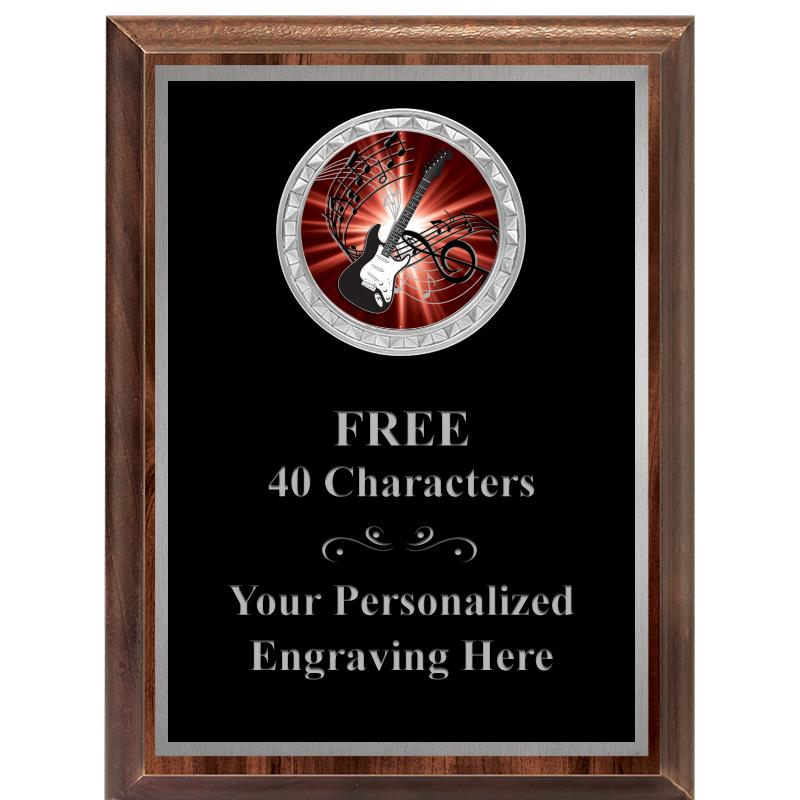 6X8 WOOD EXECUTIVE INS PLQ SV