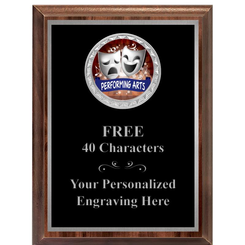 6X8 WOOD EXECUTIVE INS PLQ SV