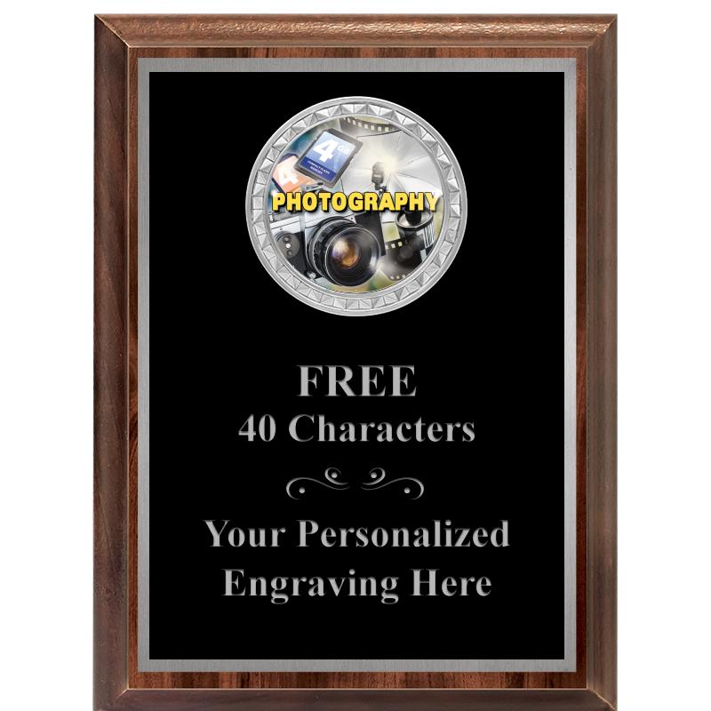 6X8 WOOD EXECUTIVE INS PLQ SV