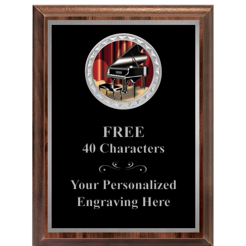 6X8 WOOD EXECUTIVE INS PLQ SV